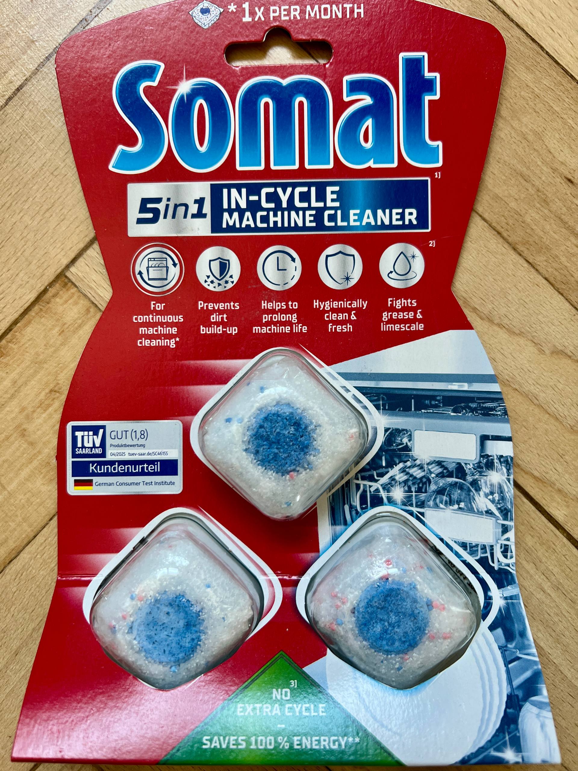 Таблетки для очищения посудомоечной машины Somat