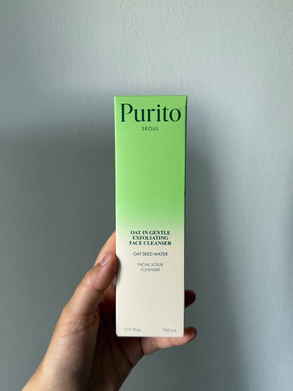 Отшелушивающее средство против черных точек Purito Oat In Gentle Exfoliating Face Cleanser