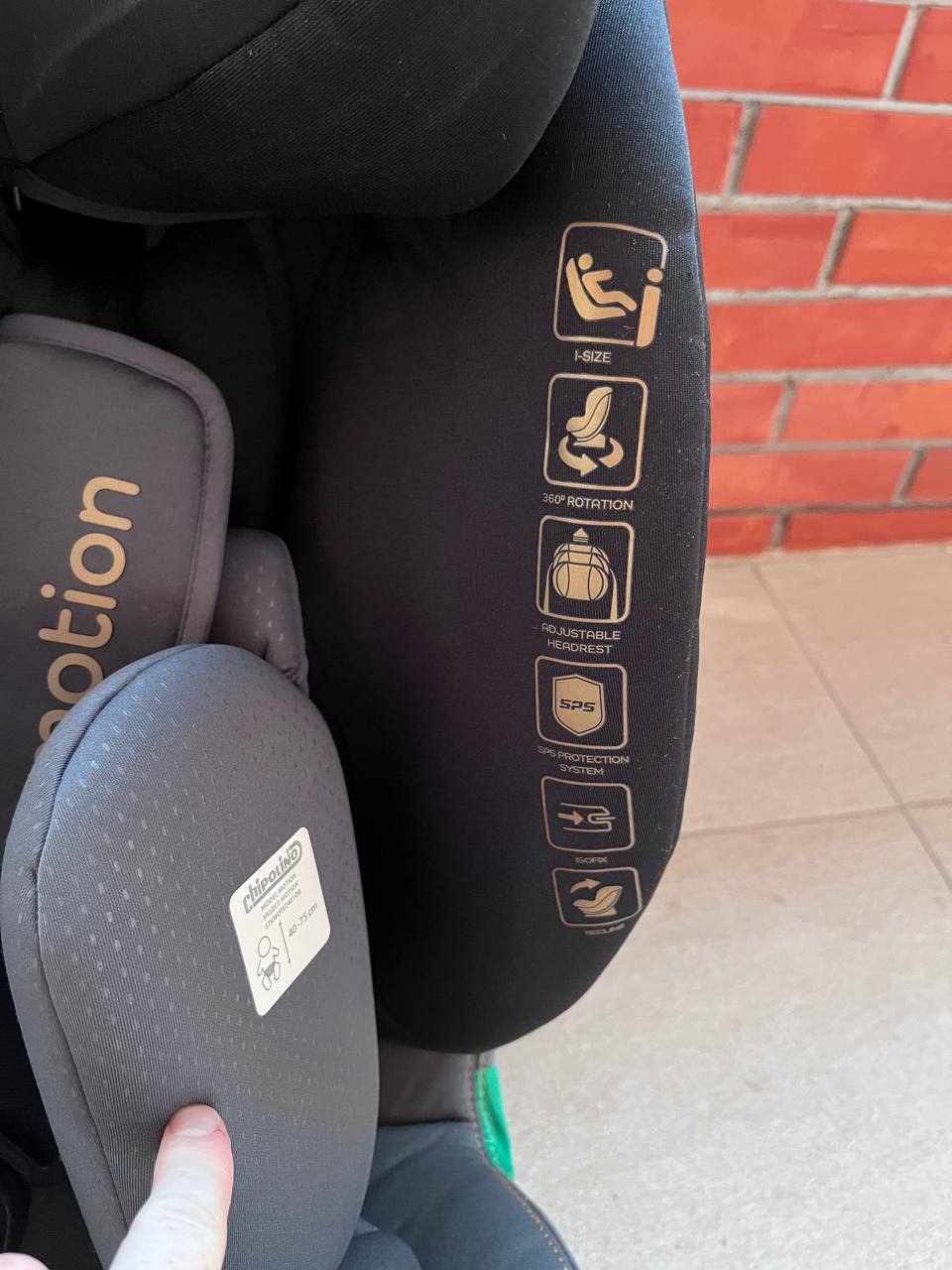 Chipolino Motion 40-150 cm автокресло детское