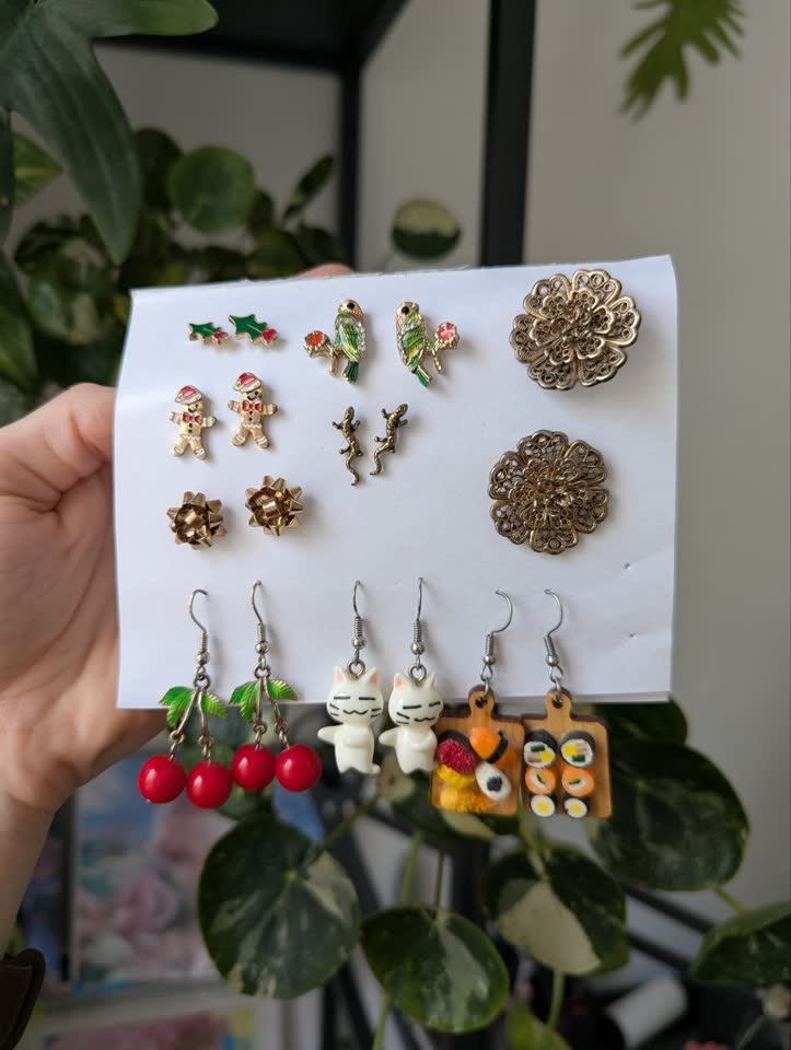 Серьги в одни руки