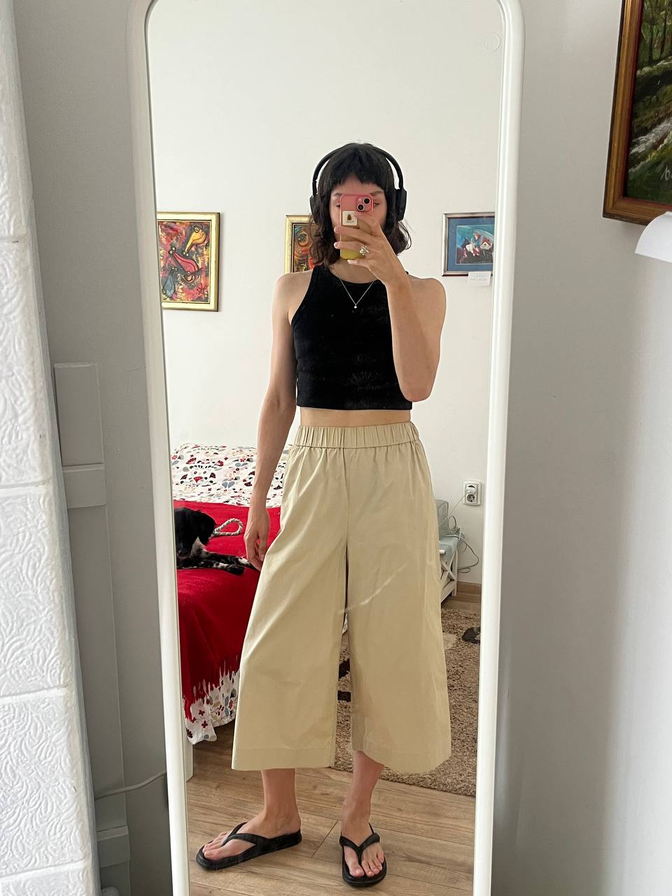 Bež culotte pantalone COS