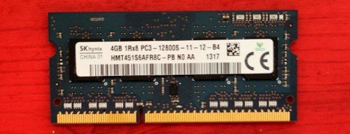 4GB DDR3-1600 RAM