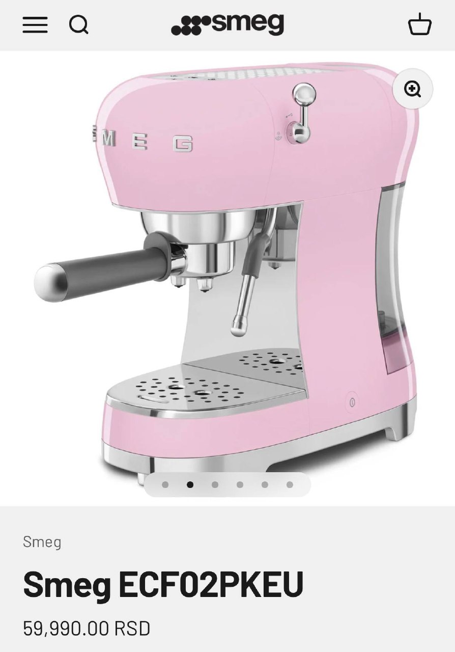 Prodajem espresso aparat Smeg sa ručicom