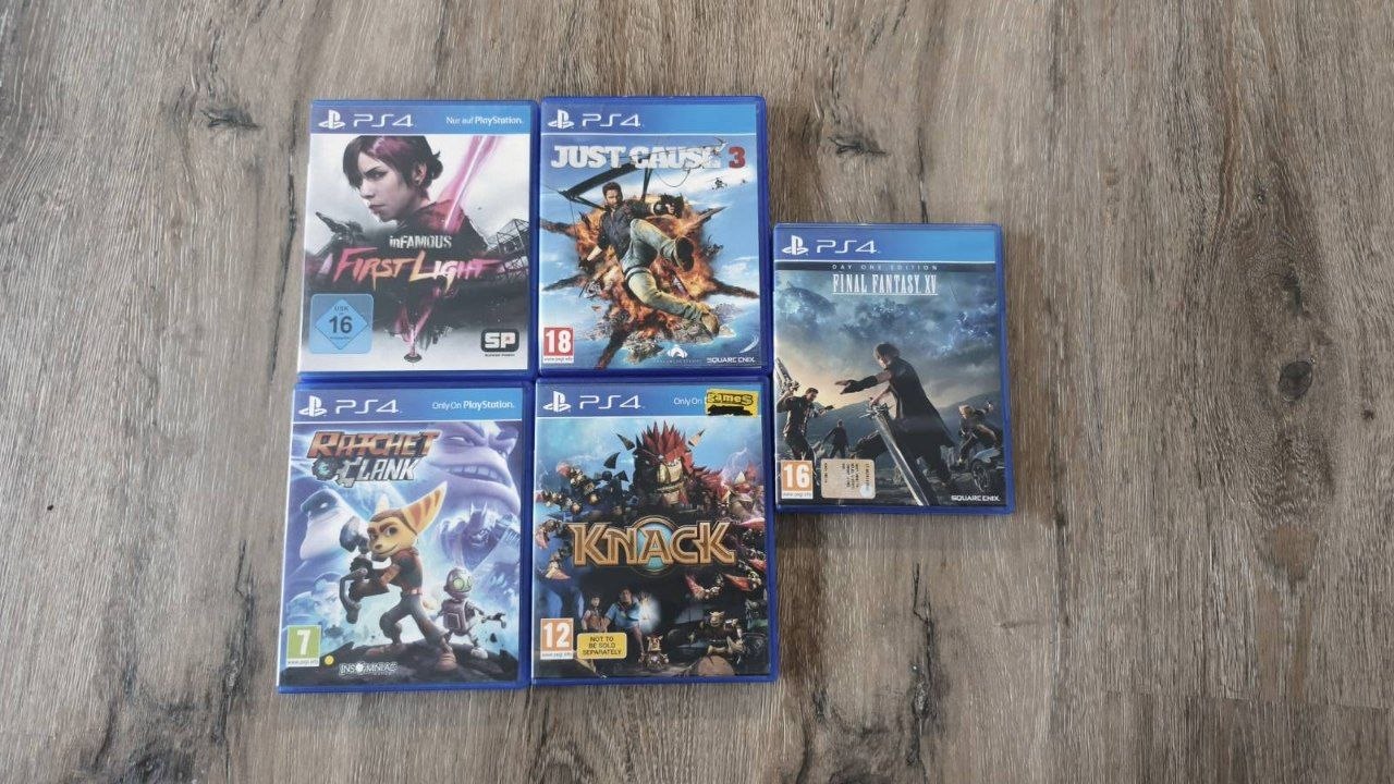 Продаю пять игр для PS4
