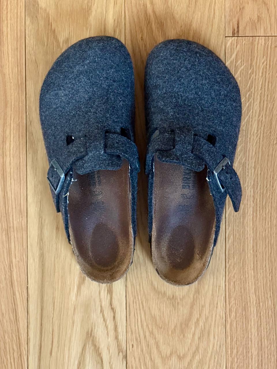 Оригинальные сабо Birkenstock Boston Antracite