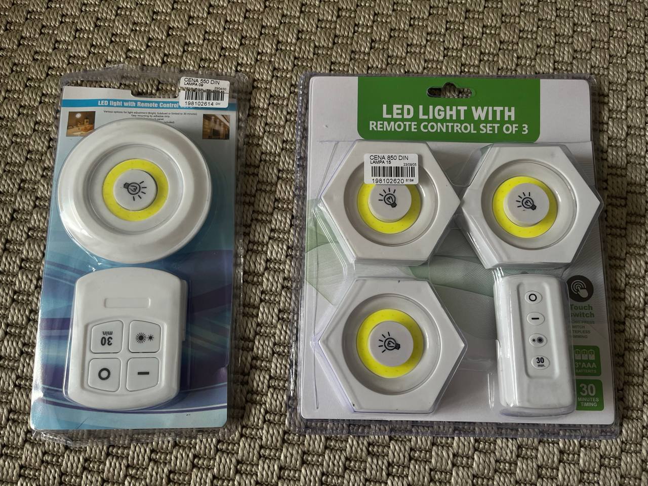 LED лампы на батарейках с пультами