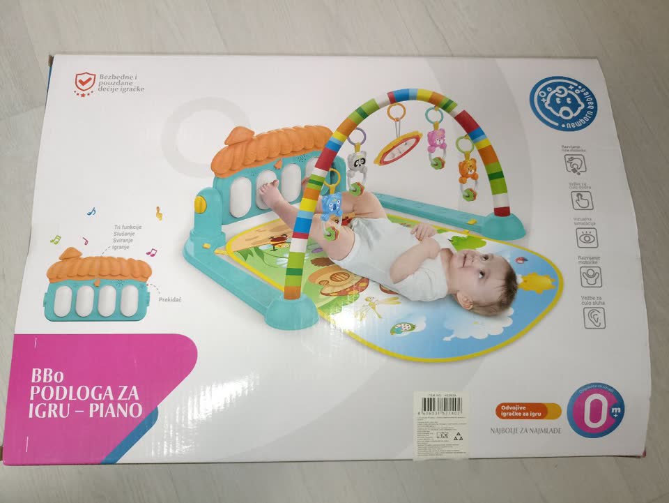 Продам музыкальный игровой коврик для детей 0+. Пианино
