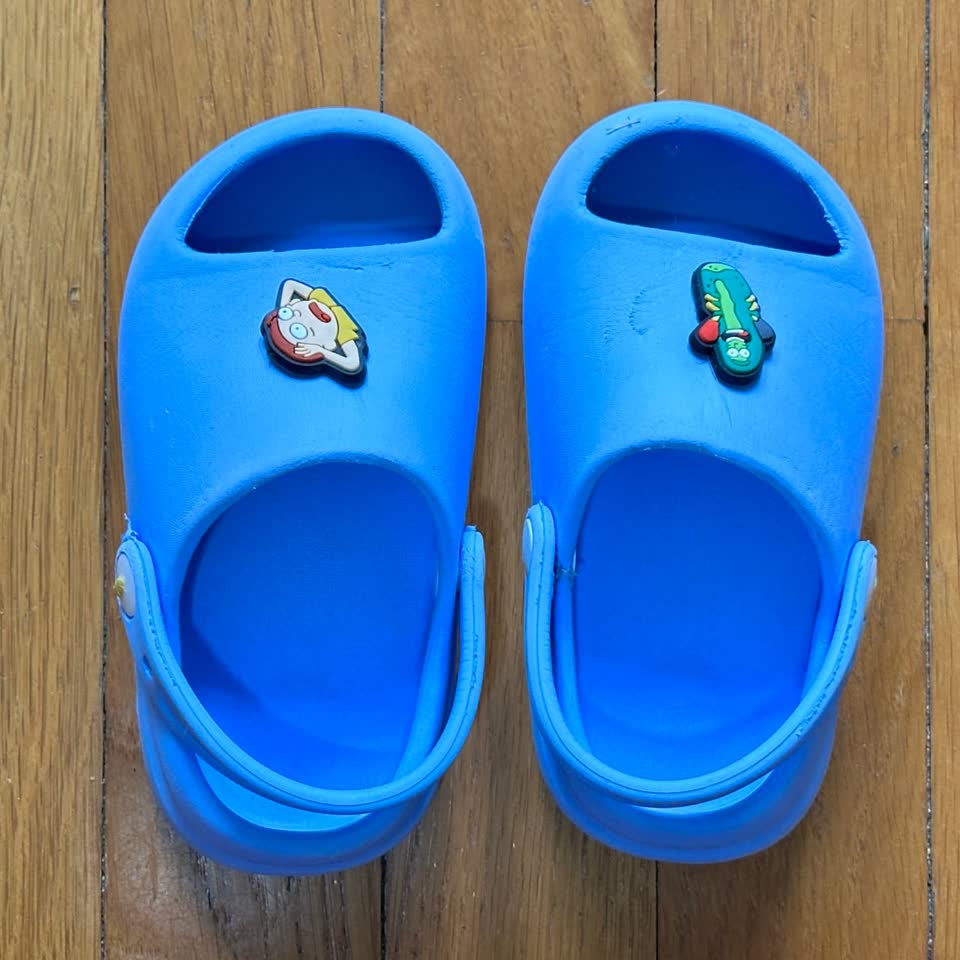 Сандали синие