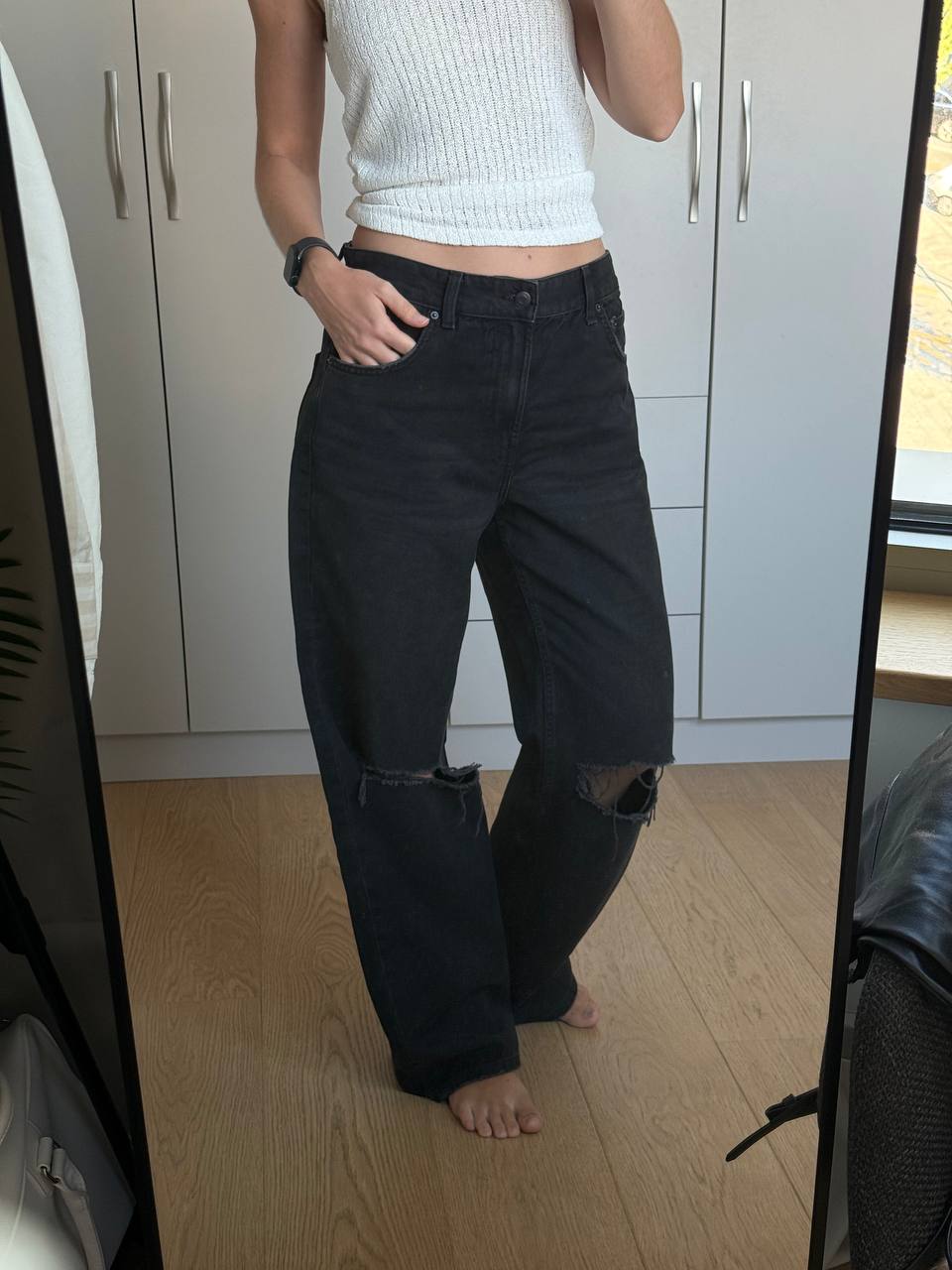 Джинсы BERSHKA