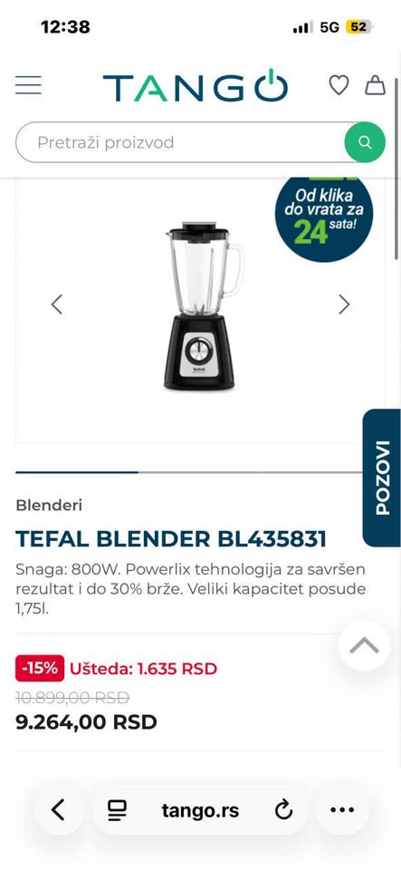 Tefal Blender BL435831