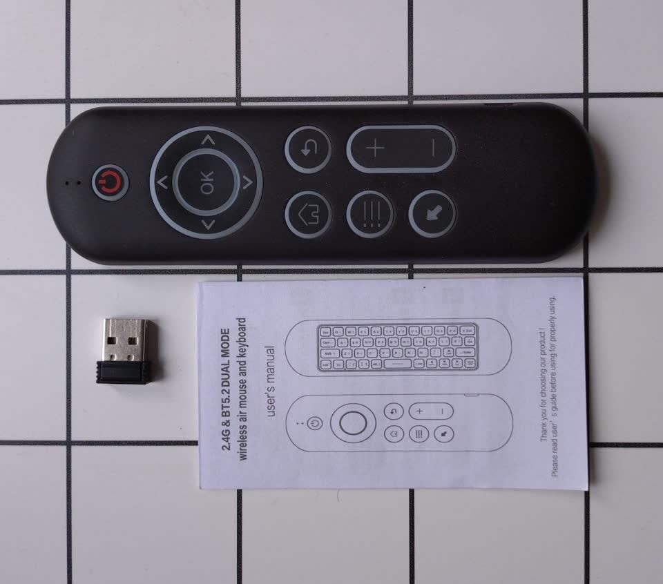 Air-mouse / клавиатура + гироскоп для управления курсором мышки