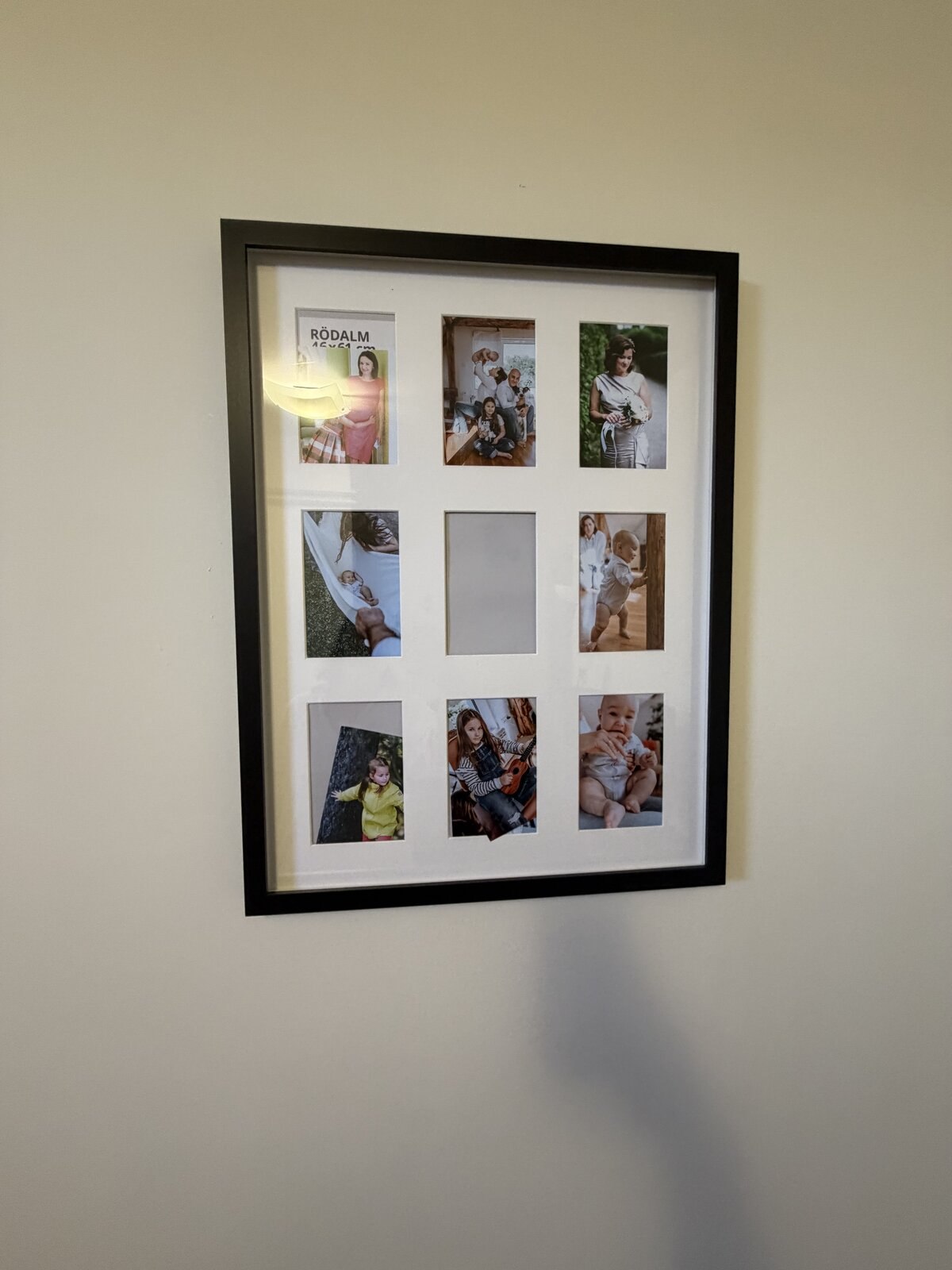 Foto ramka-kolaž IKEA RÖDALM (9 fotografija)