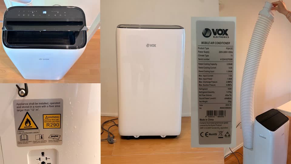 VOX PQA12C мобильный кондиционер 12000 BTU