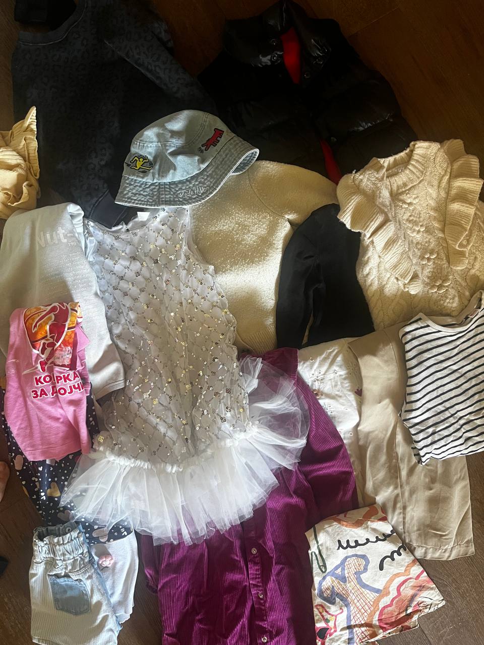 Stvari u paketu za mršavu devojčicu visine 120-128. Sve Zara, HM itd. Dukserice, topla dukserica, letnje