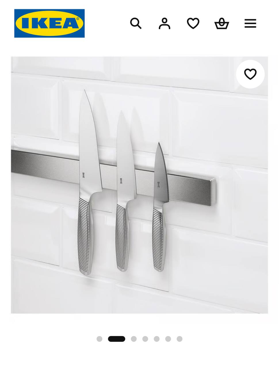 Magnetni držač za noževe IKEA KUNGSFORS