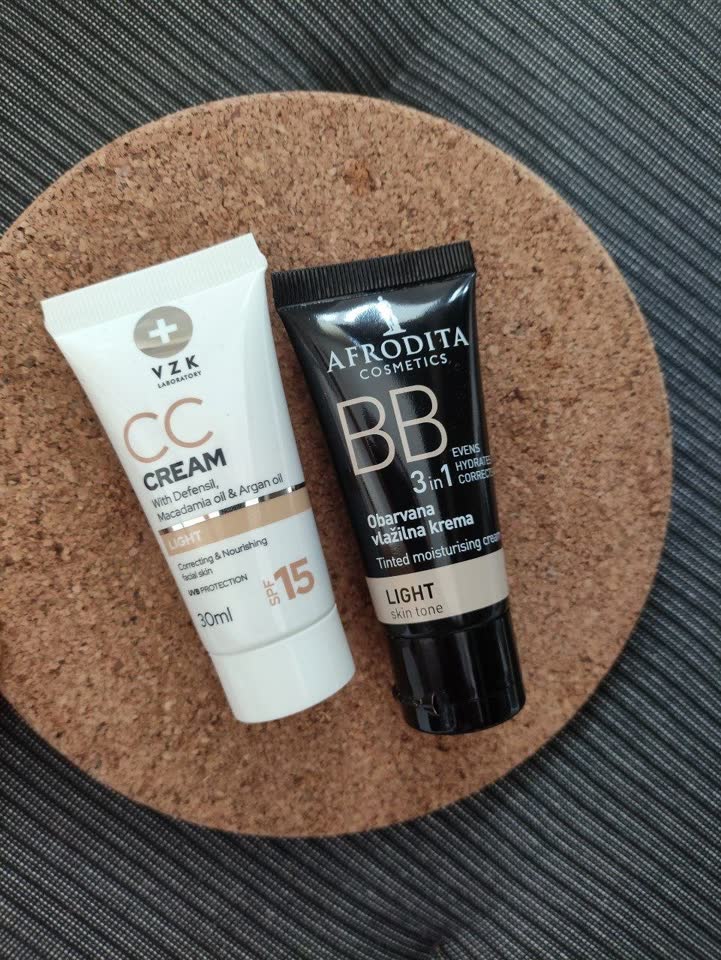 CC cream vzk spf 15, BB 3in1 cream Afrodita Cosmetics