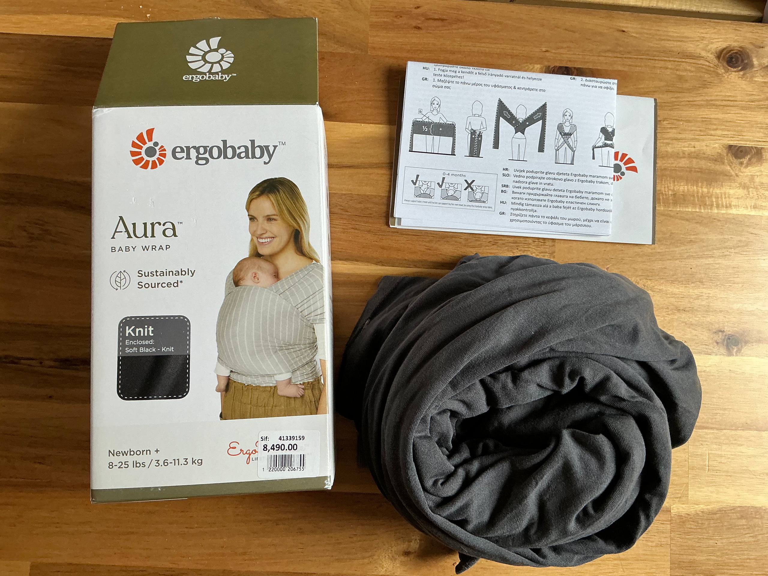 Sling Ergobaby pleteni
