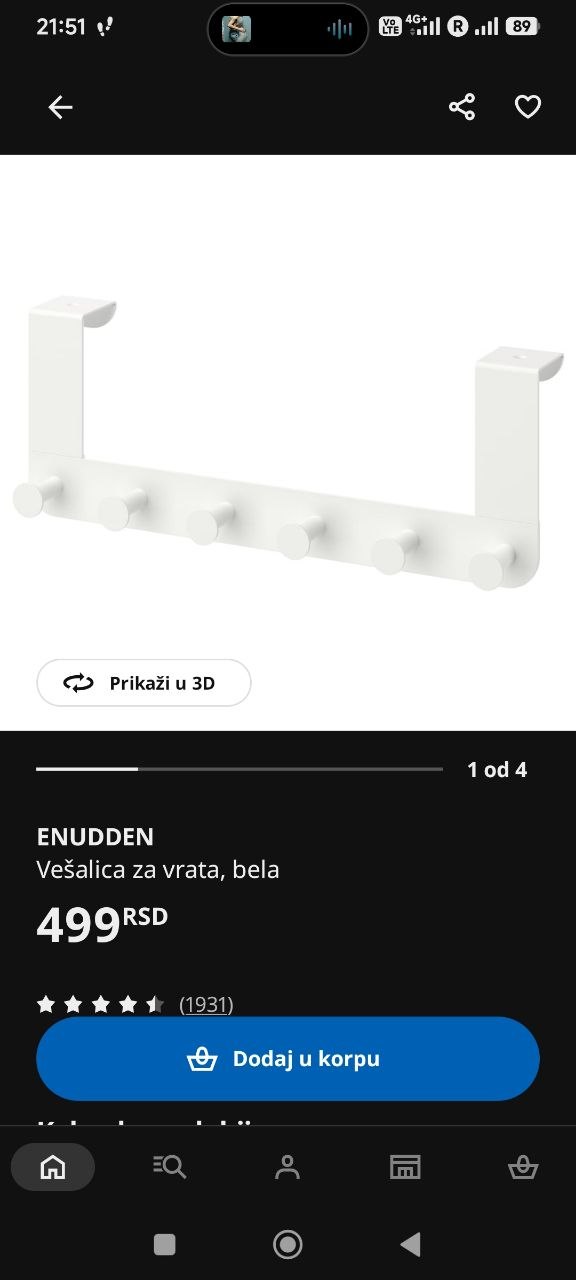Vešalice za vrata