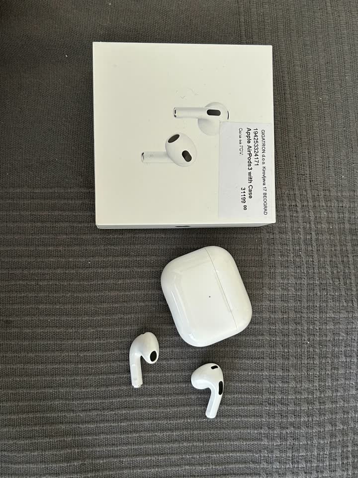 Apple AirPods 3 (с кейсом + зарядка + коробка)
