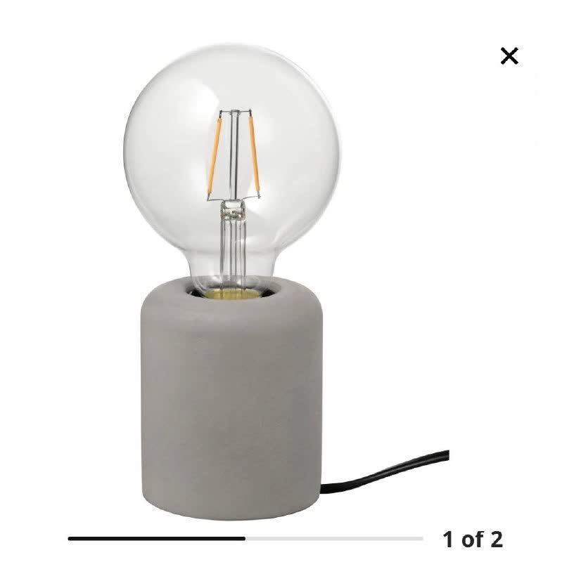 Настольная лампа из IKEA - Rasegel lunnom
