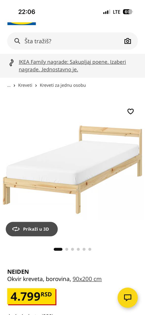 Ikea krevet