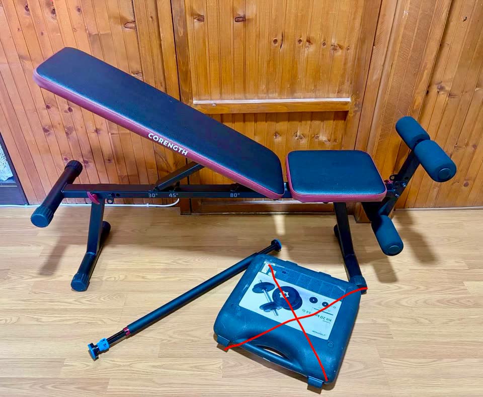 Vratilo i klupa iz Decathlona