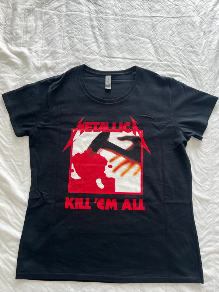 Продам женскую футболку Metallica (альбом Kill 'em all), размер XL