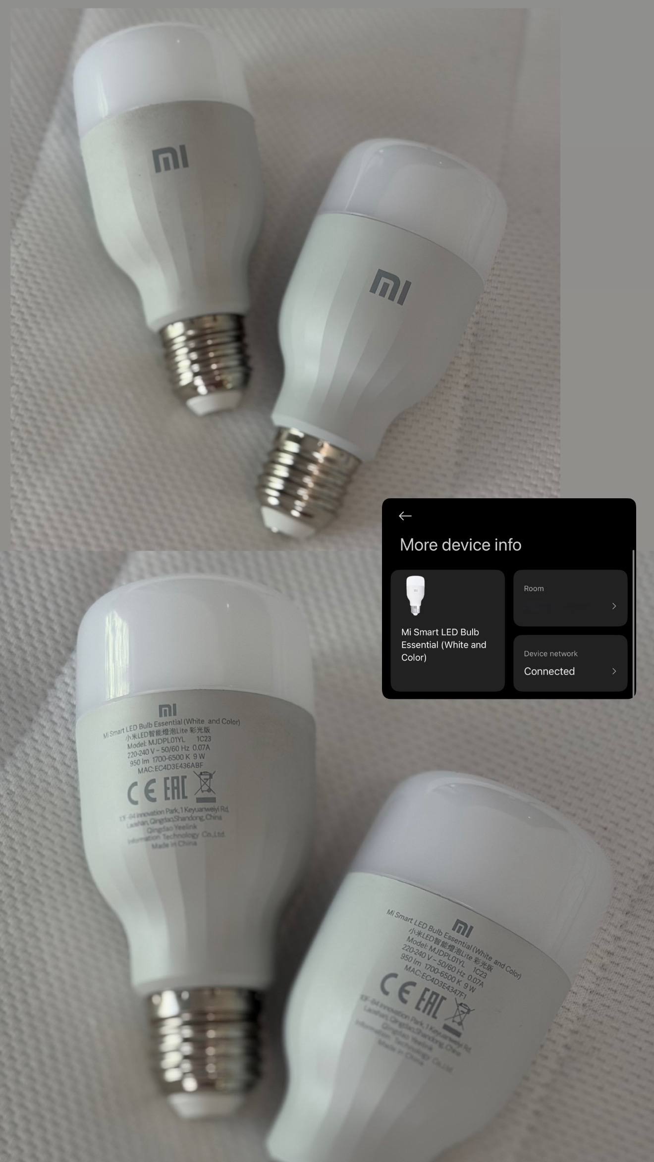 Лампочки Xiaomi Mi Essential White&Color