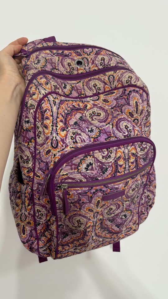 Большой женский рюкзак американской фирмы Vera Bradley