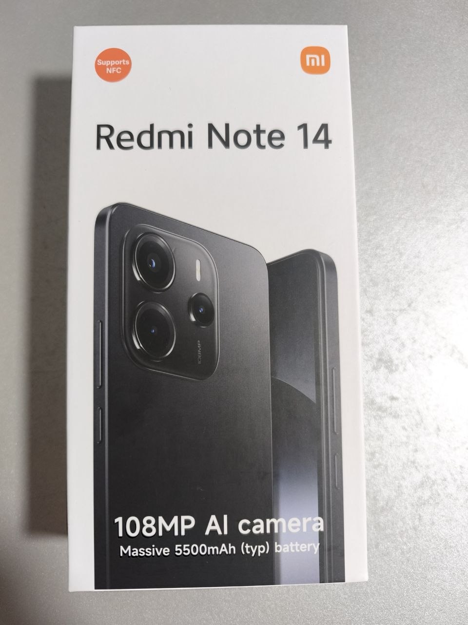 Redmi Note 14 Midnight Black, 256/8 GB