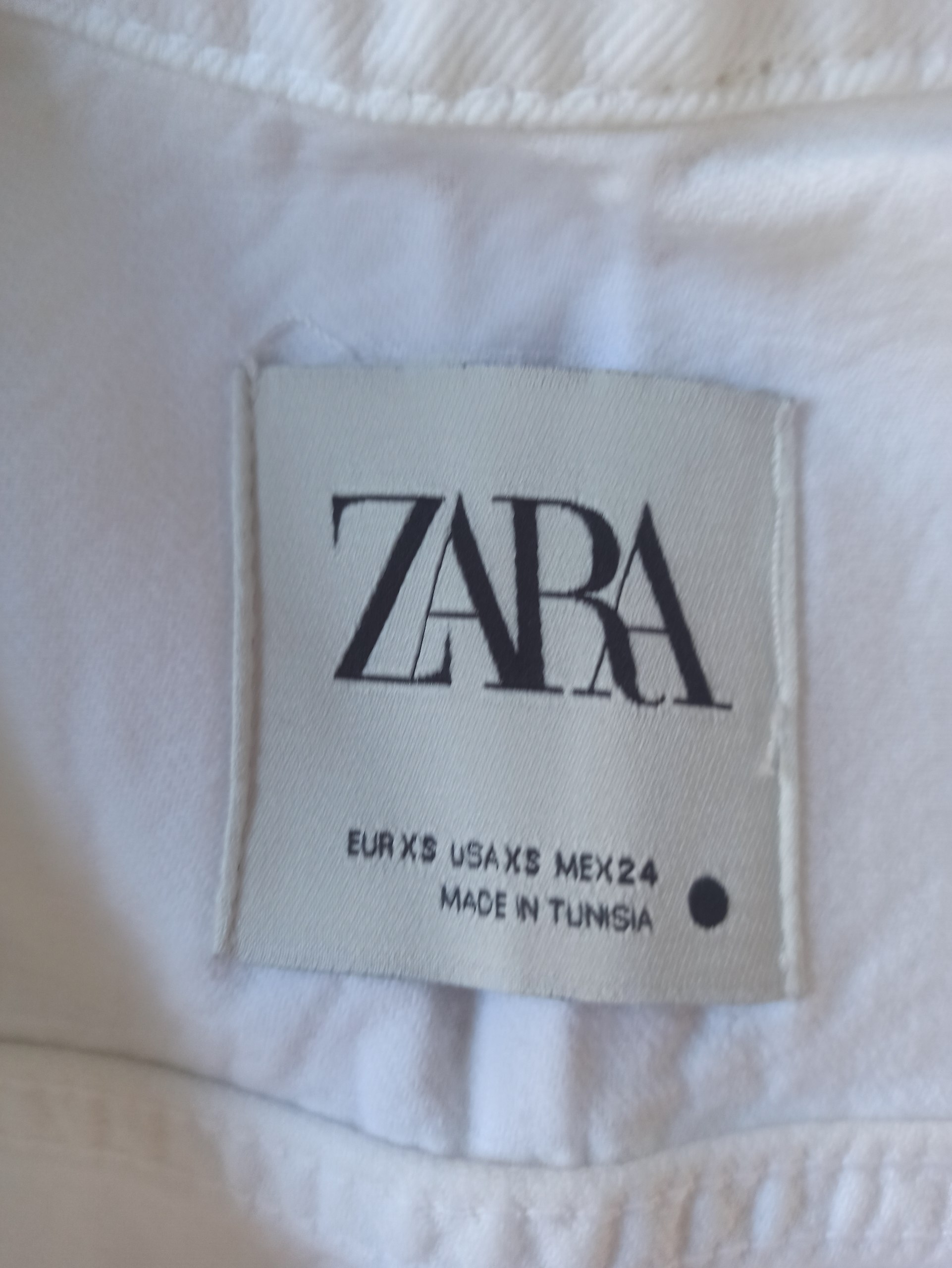 Белые джинсы ZARA, размер 34