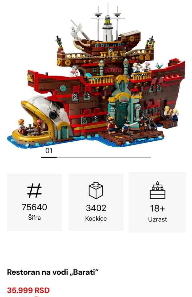 Коллекционный набор из серии Lego ONE PIECE