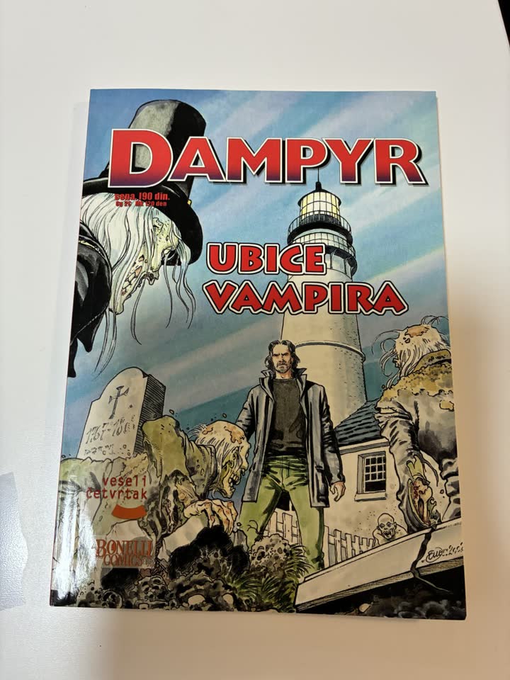 Продаю новый, нечитанный комикс Dampyr №36 Ubice vampira