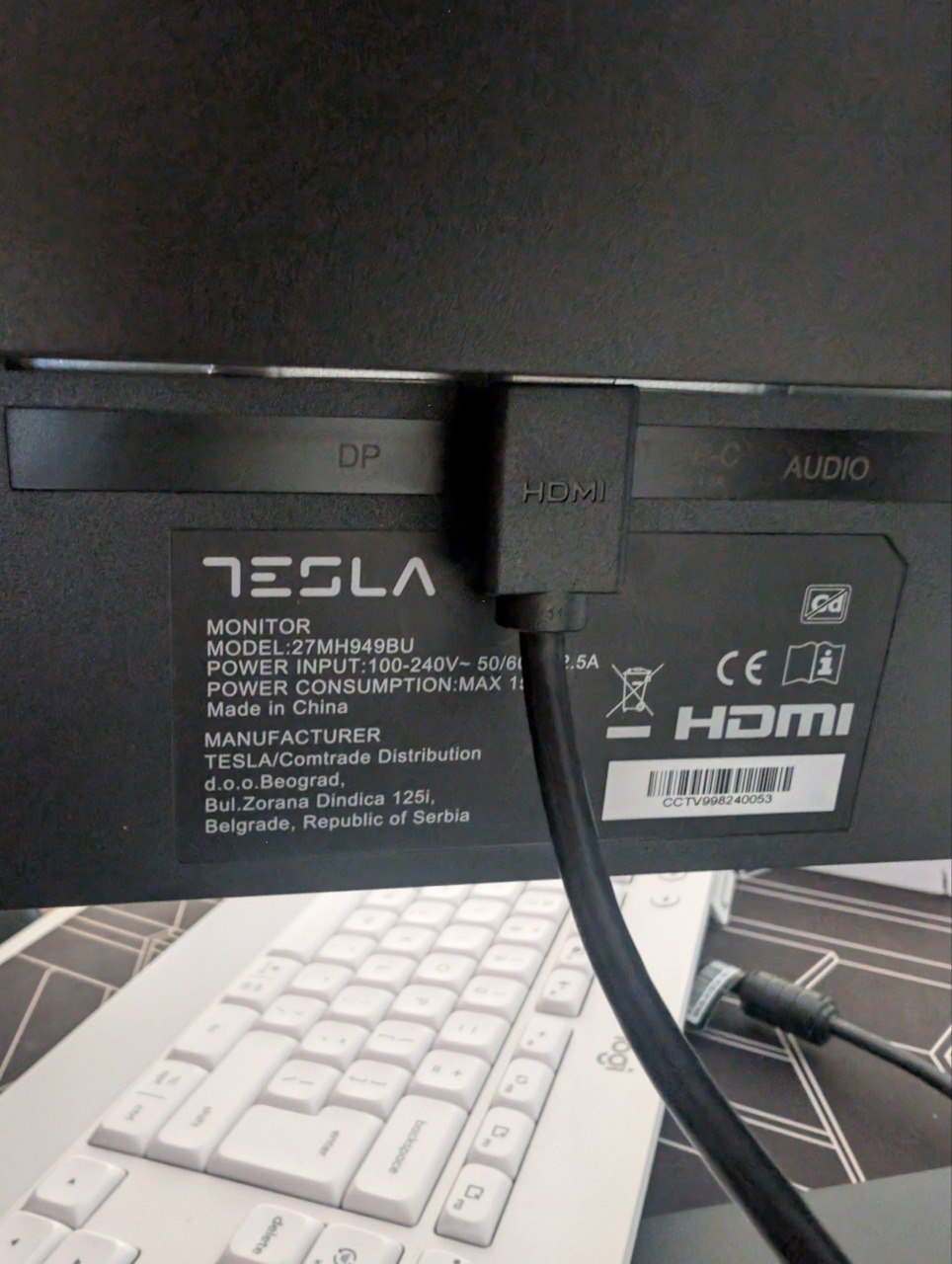 27” 4K Monitor Tesla 27MH949BU