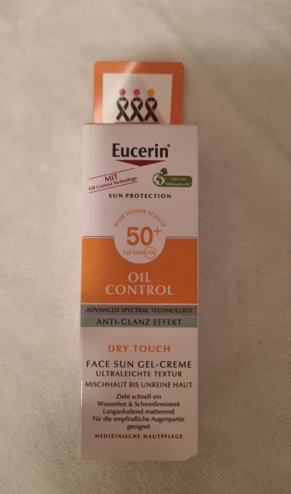 Eucerin Oil Control для защиты жирной кожи от солнца SPF 50+