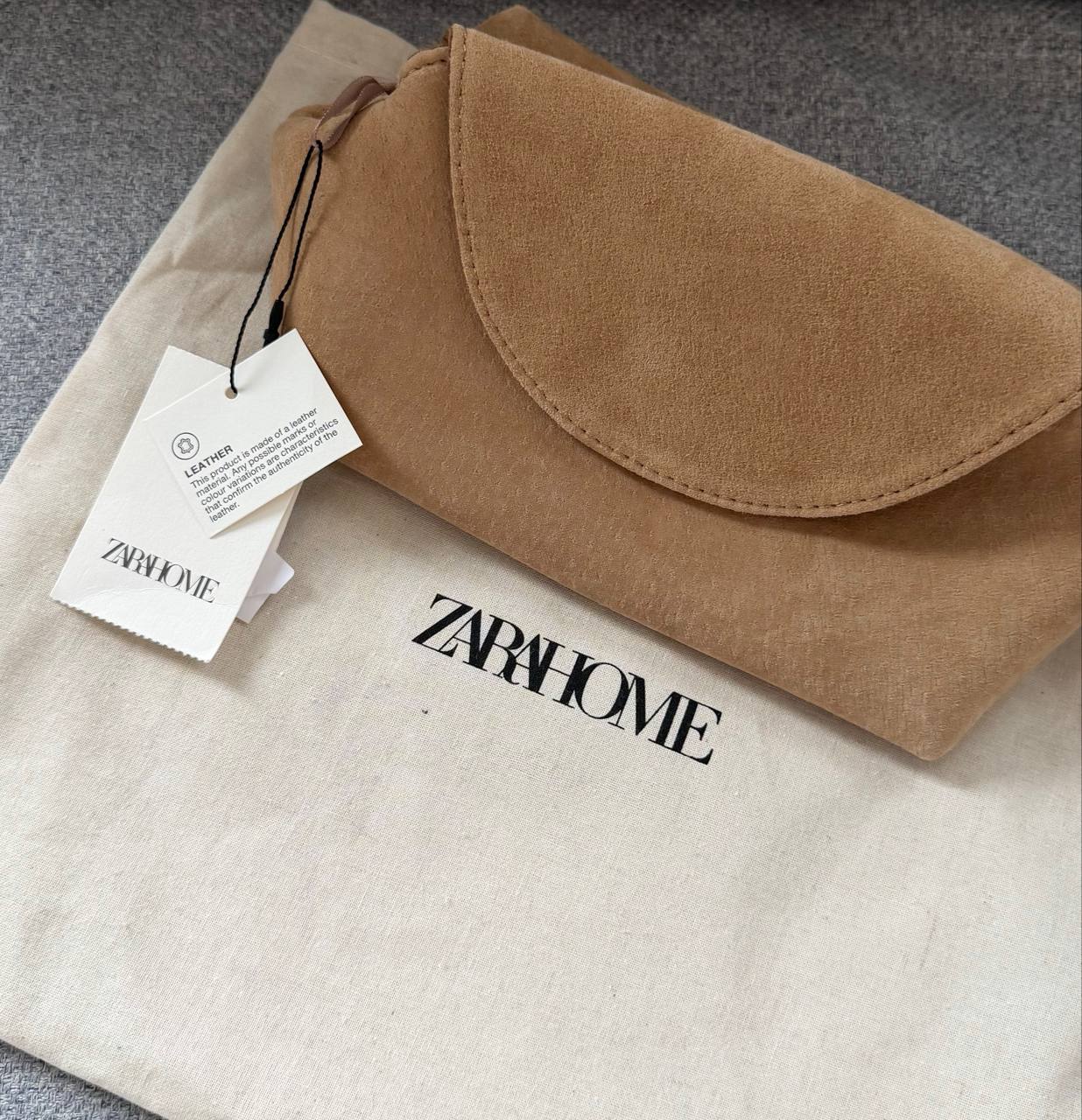 Косметичка замшевая ZARA HOME