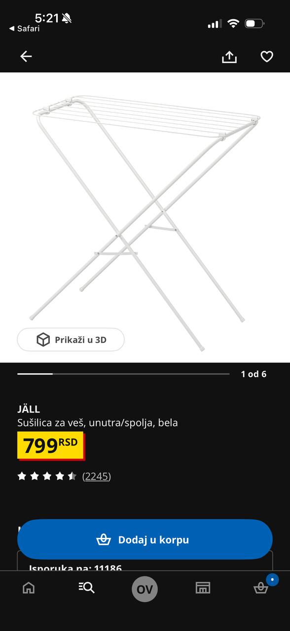 Sušilica za stvari Ikea - 400 dinara