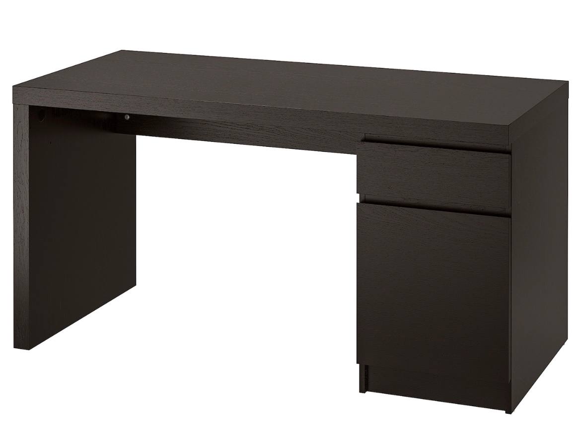 Стол IKEA MALM, черный