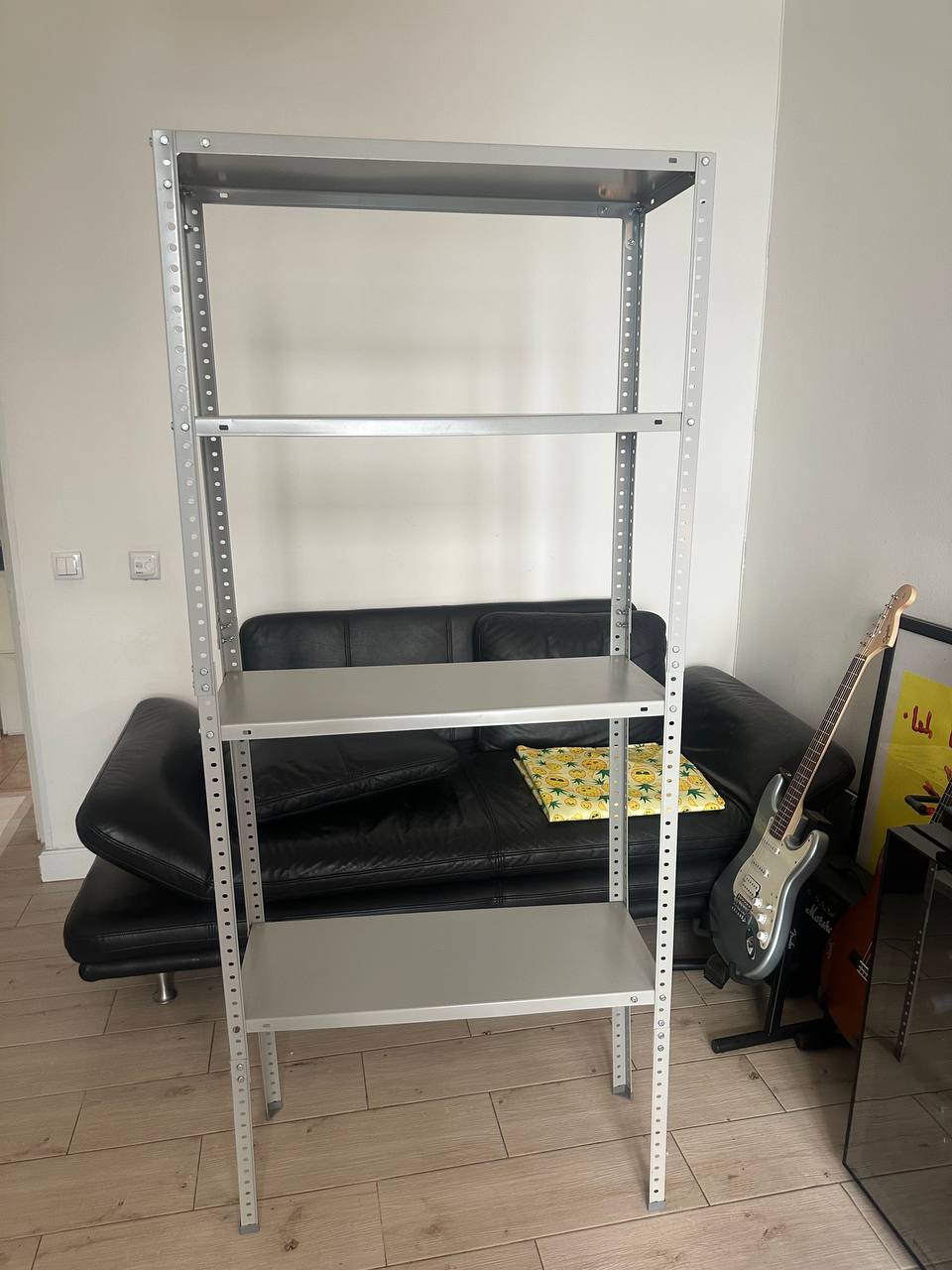 Metalna siva polica Uradi Sam 177x76x30,5
