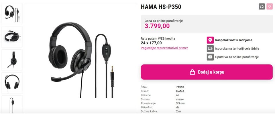 Продам наушники HAMA HS-P350 и Corsair Virtuoso pro