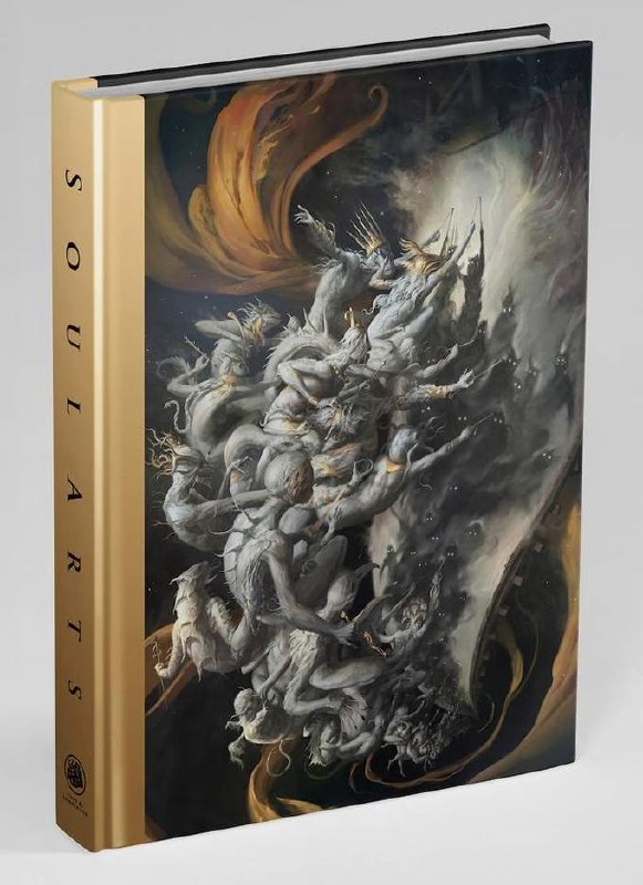 Knjiga u tvrdom povezu sa fan artovima iz Soulsborne igara