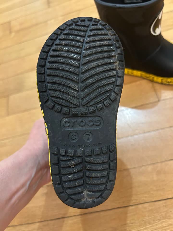 Сапоги резиновые Crocs с Бэтменом