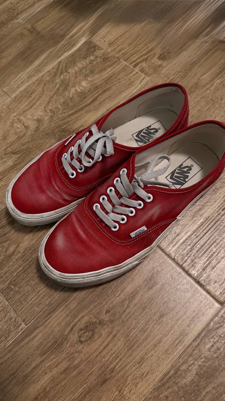 кеды vans с эффектом потертости 44 размера - 1000 дин