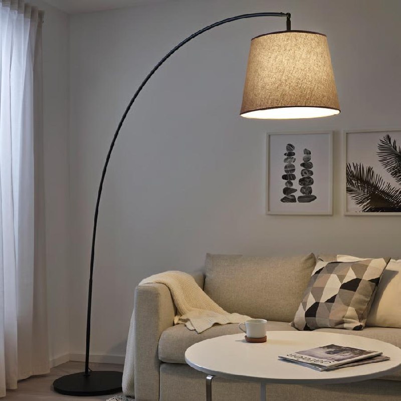 Podna lampa IKEA SKOTTORP / SKAFTET (sa sijalicom)