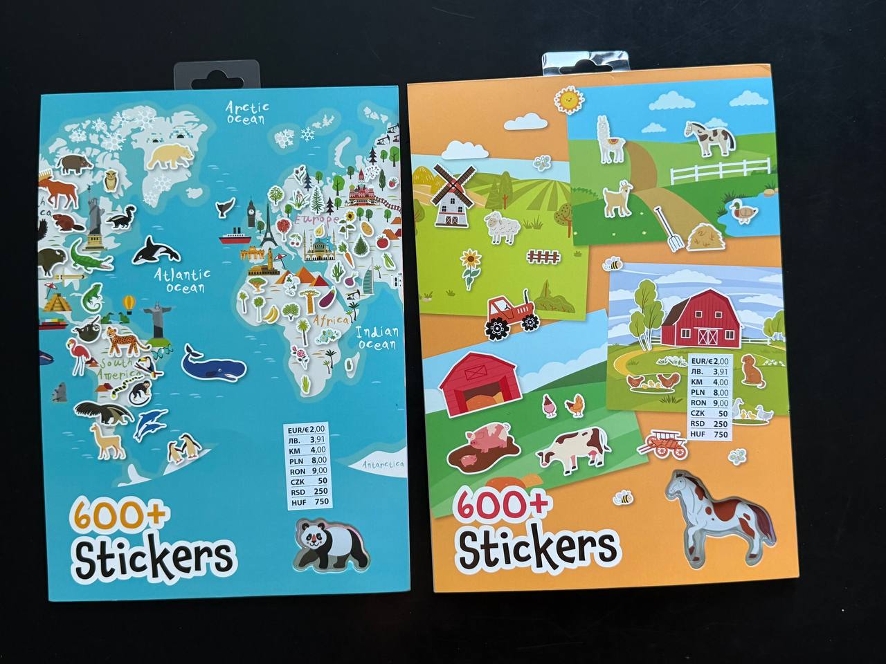 Книжки детские с наклейками