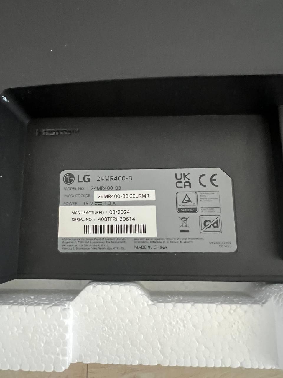 🖥 Prodajem monitor LG 24MR400-B (24", IPS, Full HD, 100 Hz)