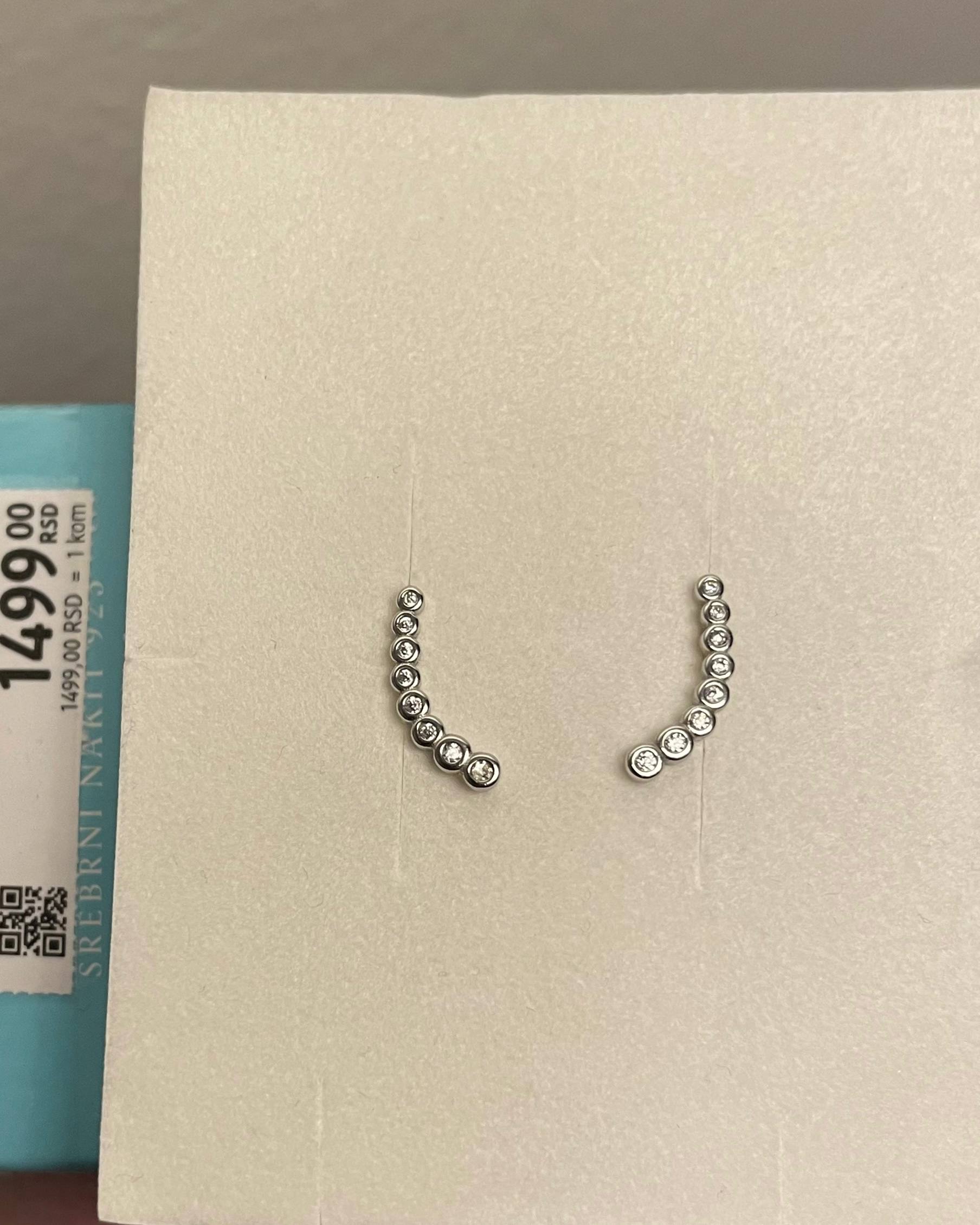 Серьги из серебра 925 пробы