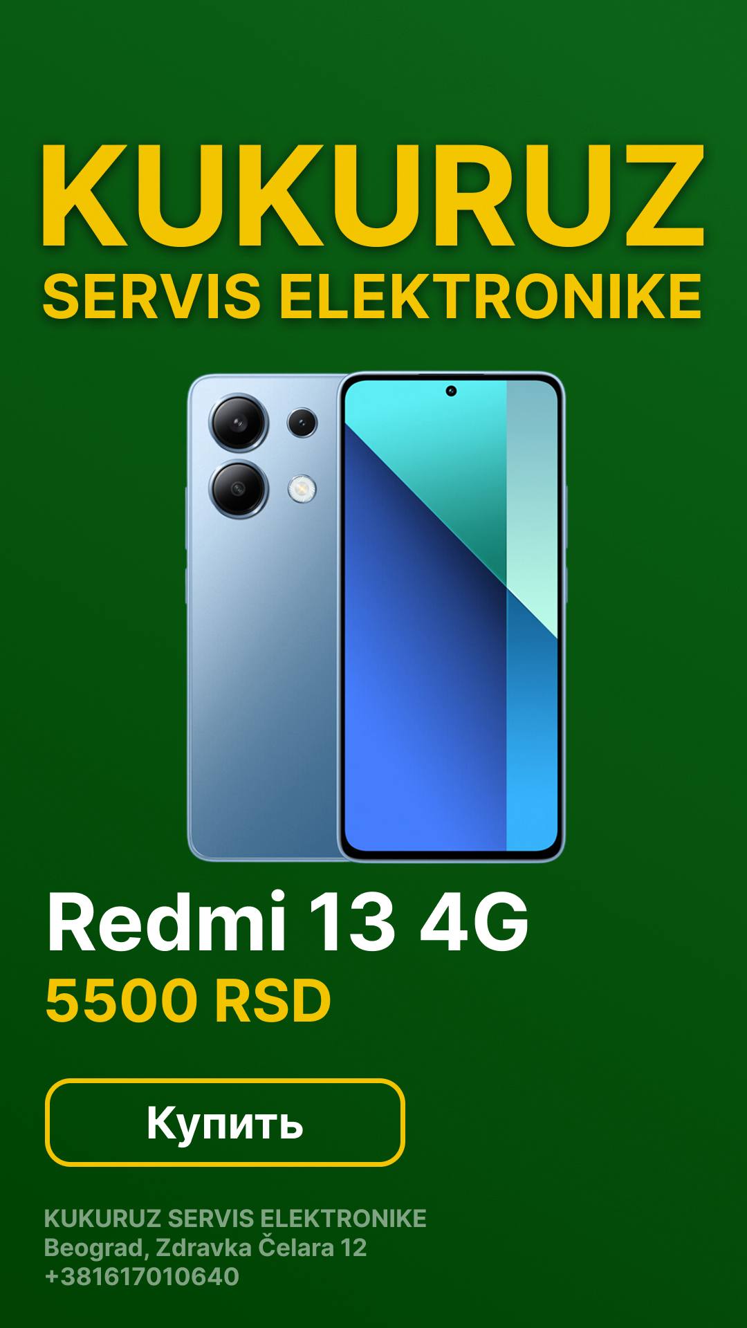 Prodaje se telefon - Redmi 13 4G