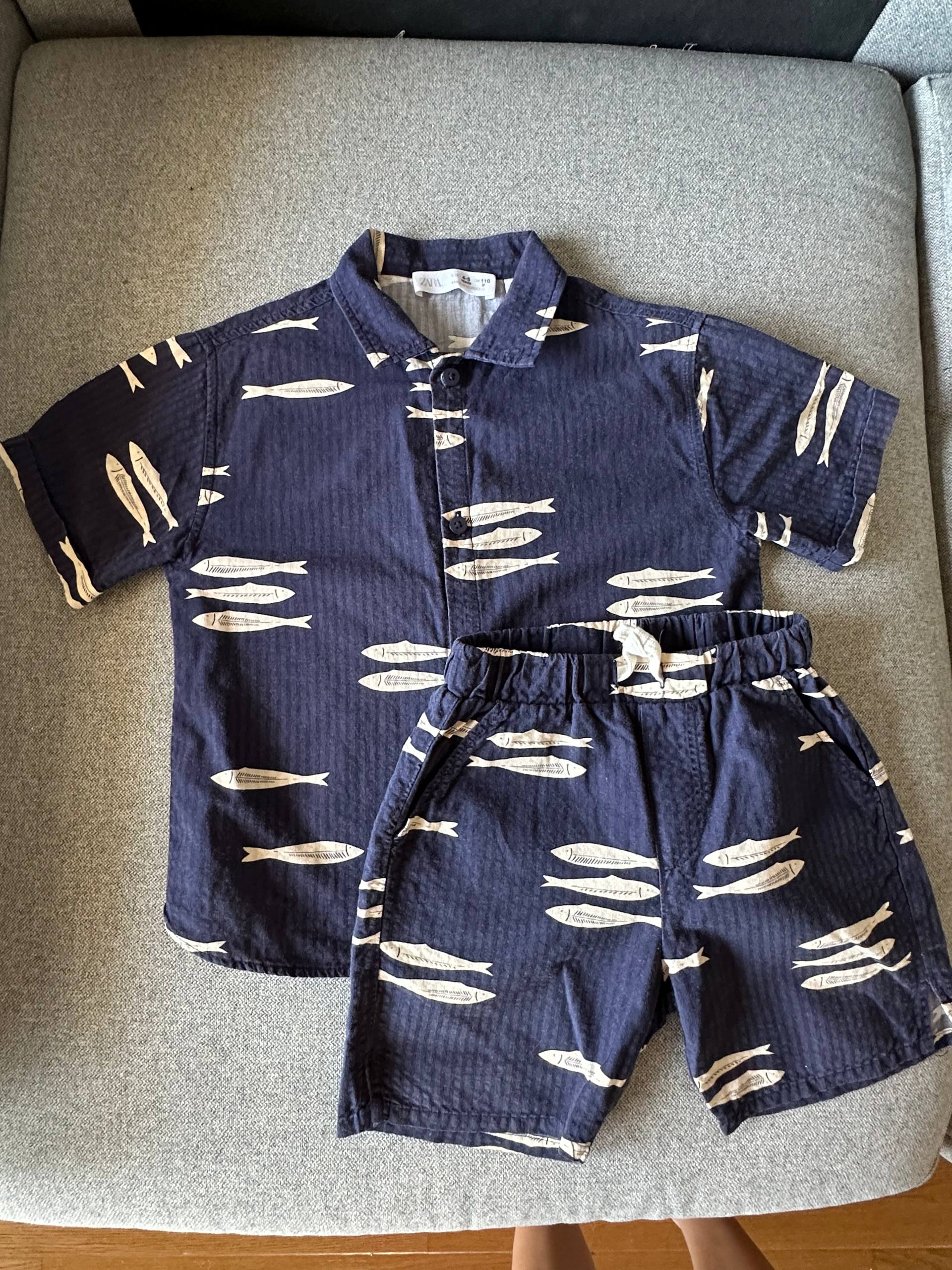 Сет рубашка+шорты Zara