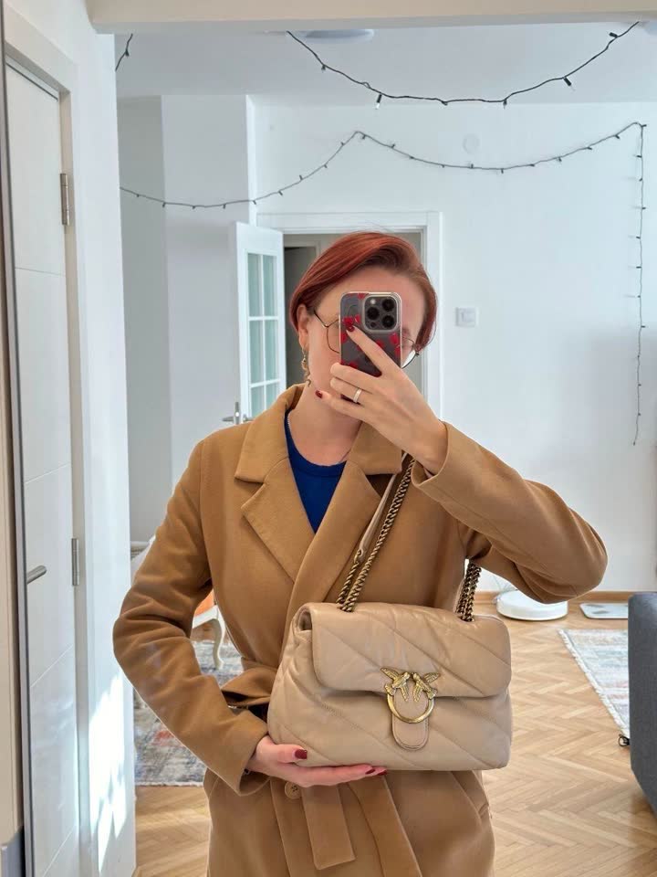 Сумка Pinko Love Bag Puff оригинал, натуральная кожа